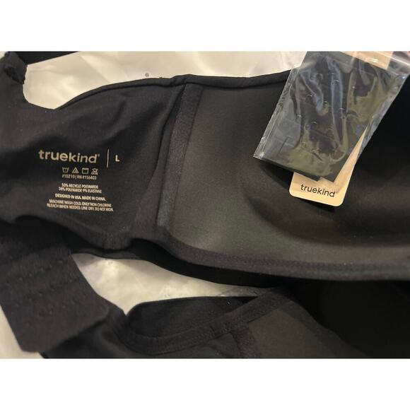 Truekind® Supportive Comfort Wireless Shaping Bra black large - Picture 4 of 6